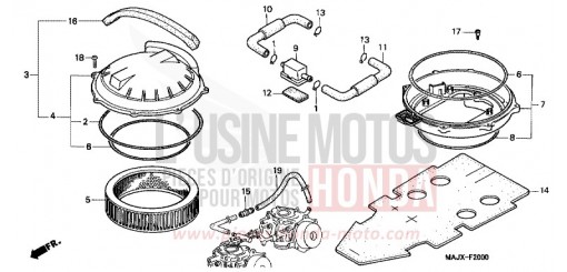 AIR CLEANER ST1100X de 1999